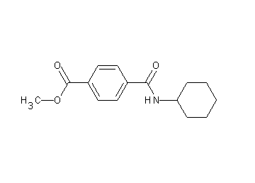 methyl 4-[(cyclohexylamino)carbonyl]benzoate - Click Image to Close