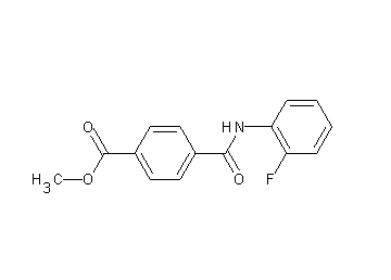 methyl 4-{[(2-fluorophenyl)amino]carbonyl}benzoate