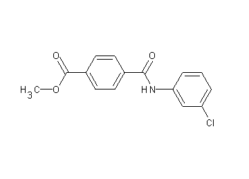 methyl 4-{[(3-chlorophenyl)amino]carbonyl}benzoate
