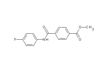 methyl 4-{[(4-fluorophenyl)amino]carbonyl}benzoate
