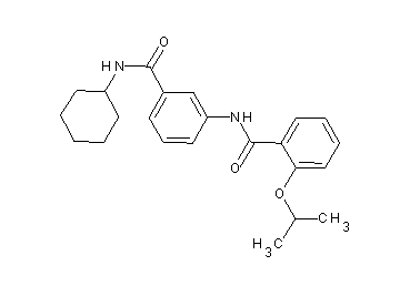N-{3-[(cyclohexylamino)carbonyl]phenyl}-2-isopropoxybenzamide