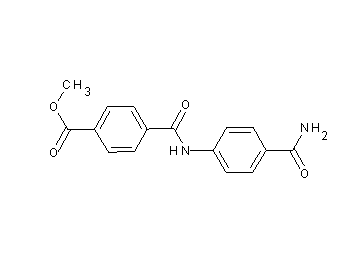methyl 4-({[4-(aminocarbonyl)phenyl]amino}carbonyl)benzoate