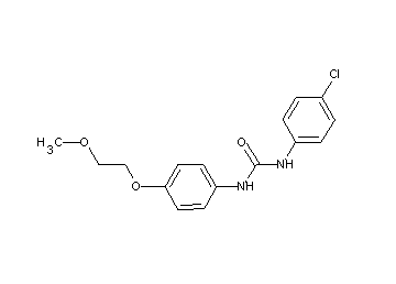 N-(4-chlorophenyl)-N'-[4-(2-methoxyethoxy)phenyl]urea