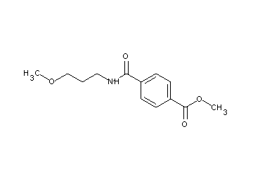 methyl 4-{[(3-methoxypropyl)amino]carbonyl}benzoate