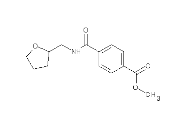 methyl 4-{[(tetrahydro-2-furanylmethyl)amino]carbonyl}benzoate