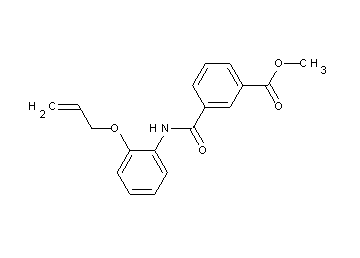methyl 3-({[2-(allyloxy)phenyl]amino}carbonyl)benzoate
