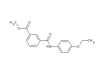 methyl 3-{[(4-ethoxyphenyl)amino]carbonyl}benzoate