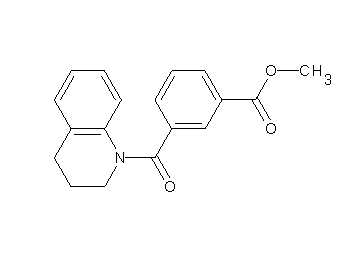 methyl 3-(3,4-dihydro-1(2H)-quinolinylcarbonyl)benzoate