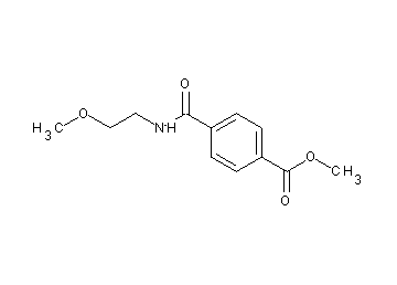methyl 4-{[(2-methoxyethyl)amino]carbonyl}benzoate