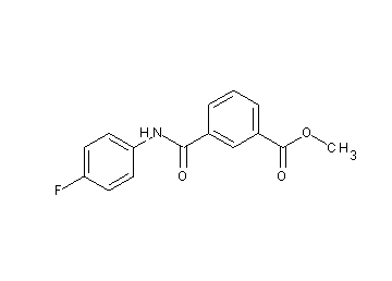 methyl 3-{[(4-fluorophenyl)amino]carbonyl}benzoate