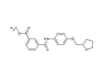 methyl 3-({[4-(tetrahydro-2-furanylmethoxy)phenyl]amino}carbonyl)benzoate - Click Image to Close