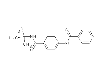 N-{4-[(tert-butylamino)carbonyl]phenyl}isonicotinamide