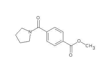 methyl 4-(1-pyrrolidinylcarbonyl)benzoate
