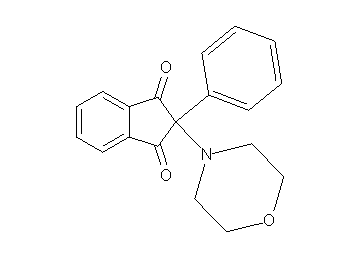 2-(4-morpholinyl)-2-phenyl-1H-indene-1,3(2H)-dione