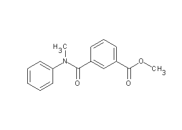 methyl 3-{[methyl(phenyl)amino]carbonyl}benzoate