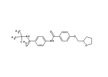 N-{4-[(tert-butylamino)carbonyl]phenyl}-4-(tetrahydro-2-furanylmethoxy)benzamide - Click Image to Close