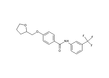 4-(tetrahydro-2-furanylmethoxy)-N-[3-(trifluoromethyl)phenyl]benzamide - Click Image to Close
