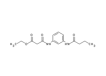 ethyl 3-{[3-(butyrylamino)phenyl]amino}-3-oxopropanoate