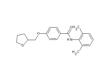 N-(2,6-dimethylphenyl)-4-(tetrahydro-2-furanylmethoxy)benzamide