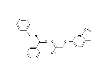 N-benzyl-2-{[(4-chloro-3-methylphenoxy)acetyl]amino}benzamide - Click Image to Close