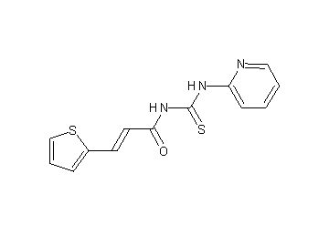 N-[(2-pyridinylamino)carbonothioyl]-3-(2-thienyl)acrylamide - Click Image to Close