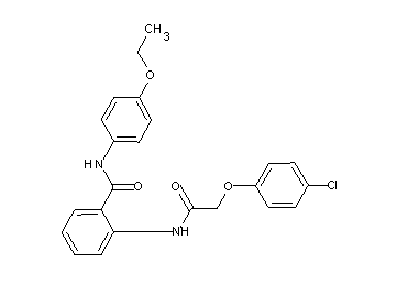 2-{[(4-chlorophenoxy)acetyl]amino}-N-(4-ethoxyphenyl)benzamide