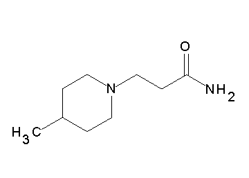 3-(4-methyl-1-piperidinyl)propanamide
