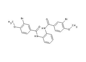N,N'-1,2-phenylenebis(3-bromo-4-methoxybenzamide)