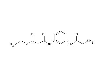 ethyl 3-oxo-3-{[3-(propionylamino)phenyl]amino}propanoate