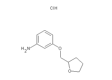 [3-(tetrahydro-2-furanylmethoxy)phenyl]amine hydrochloride