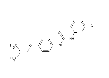 N-(3-chlorophenyl)-N'-(4-isobutoxyphenyl)urea