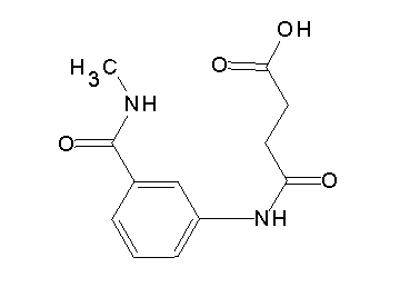 4-({3-[(methylamino)carbonyl]phenyl}amino)-4-oxobutanoic acid - Click Image to Close