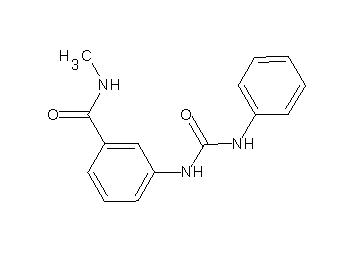3-[(anilinocarbonyl)amino]-N-methylbenzamide