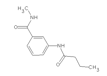 3-(butyrylamino)-N-methylbenzamide