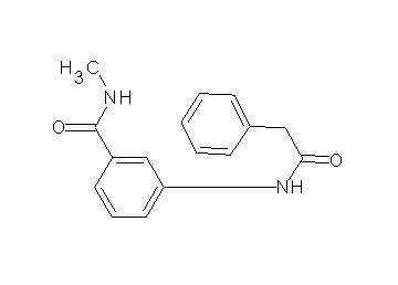 N-methyl-3-[(phenylacetyl)amino]benzamide