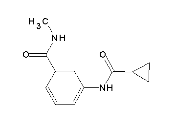 3-[(cyclopropylcarbonyl)amino]-N-methylbenzamide - Click Image to Close