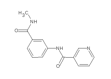 N-{3-[(methylamino)carbonyl]phenyl}nicotinamide - Click Image to Close