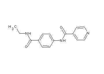 N-{4-[(ethylamino)carbonyl]phenyl}isonicotinamide - Click Image to Close