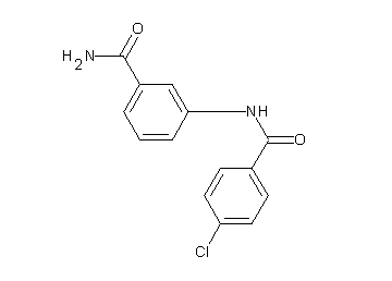 3-[(4-chlorobenzoyl)amino]benzamide
