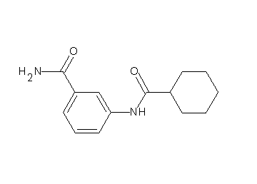 3-[(cyclohexylcarbonyl)amino]benzamide - Click Image to Close