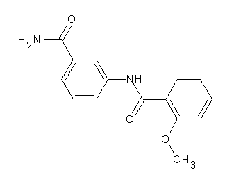 N-[3-(aminocarbonyl)phenyl]-2-methoxybenzamide
