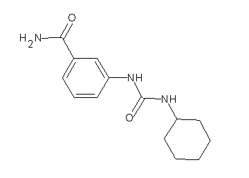 3-{[(cyclohexylamino)carbonyl]amino}benzamide