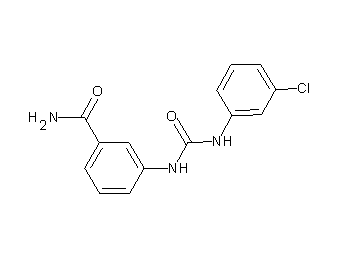 3-({[(3-chlorophenyl)amino]carbonyl}amino)benzamide