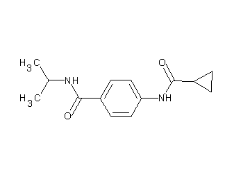 4-[(cyclopropylcarbonyl)amino]-N-isopropylbenzamide