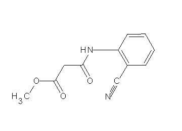 methyl 3-[(2-cyanophenyl)amino]-3-oxopropanoate