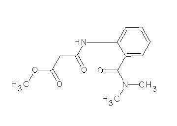 methyl 3-({2-[(dimethylamino)carbonyl]phenyl}amino)-3-oxopropanoate