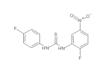 N-(2-fluoro-5-nitrophenyl)-N'-(4-fluorophenyl)thiourea - Click Image to Close