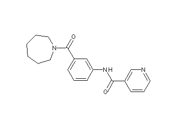 N-[3-(1-azepanylcarbonyl)phenyl]nicotinamide - Click Image to Close