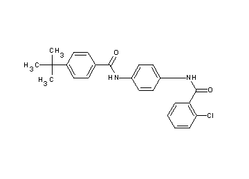 N-{4-[(4-tert-butylbenzoyl)amino]phenyl}-2-chlorobenzamide