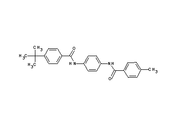 4-tert-butyl-N-{4-[(4-methylbenzoyl)amino]phenyl}benzamide